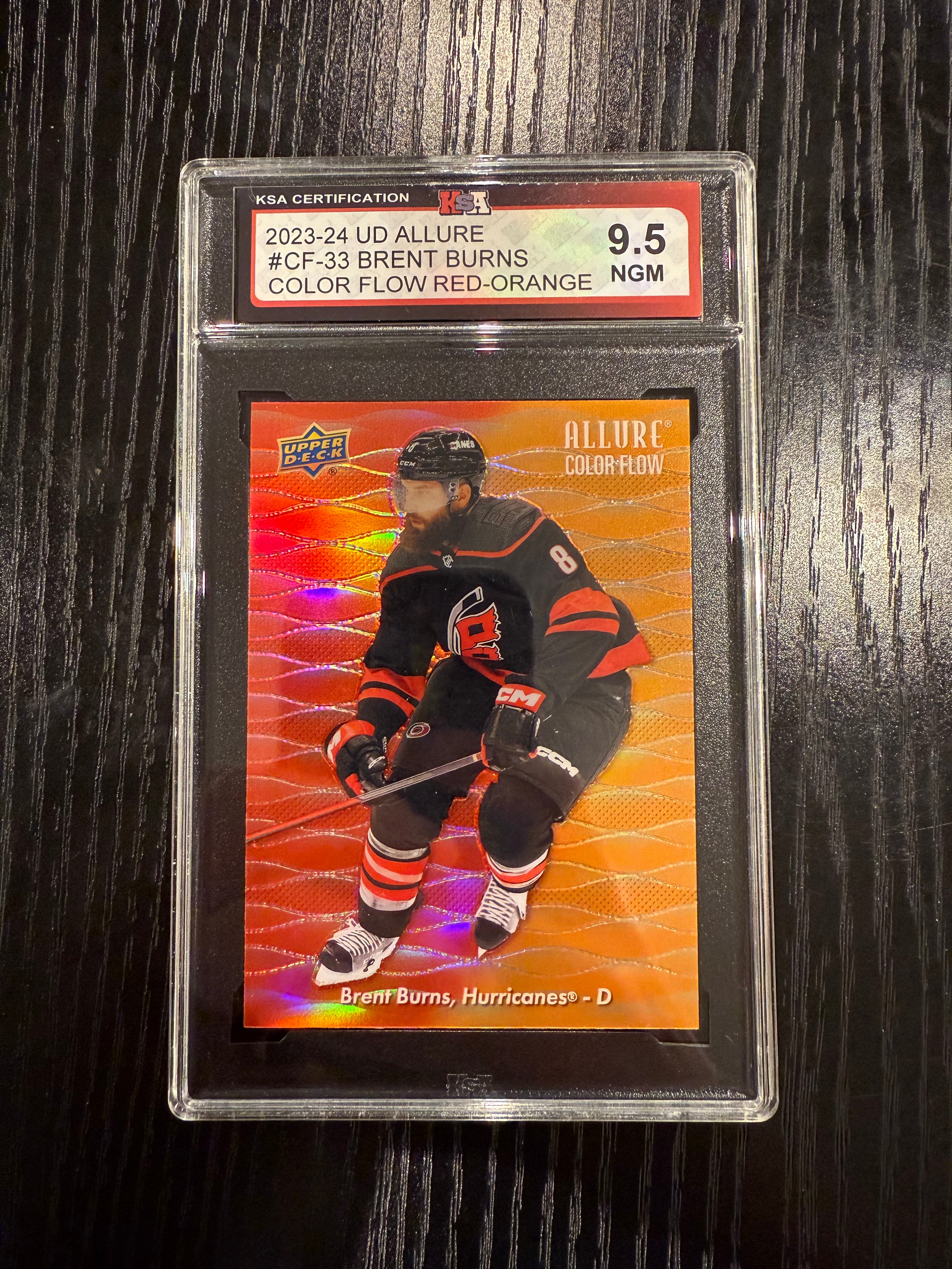 2023-24 Allure Color Flow Brent Burns KSA 9.5