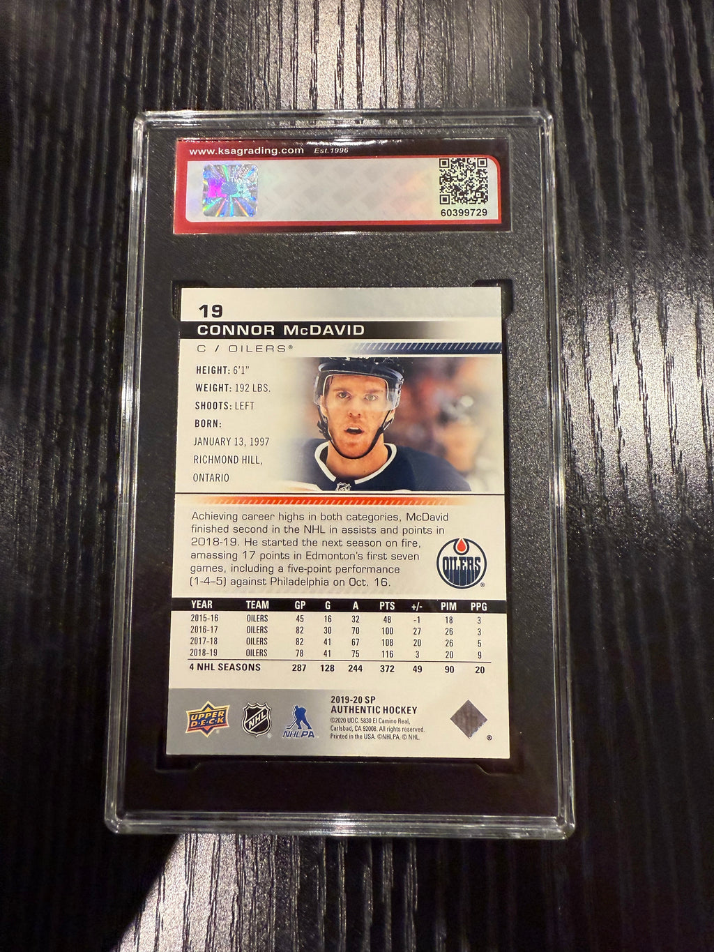 2019-20 SPA Connor McDavid KSA 10