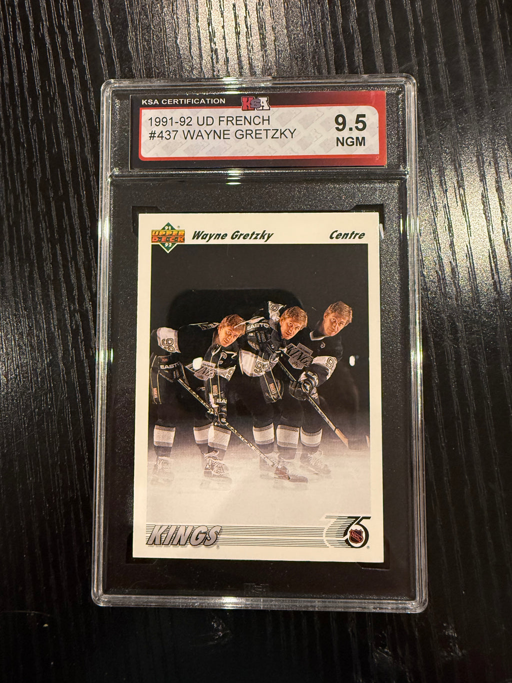 1991-92 UD French Wayne Gretzky KSA 9.5