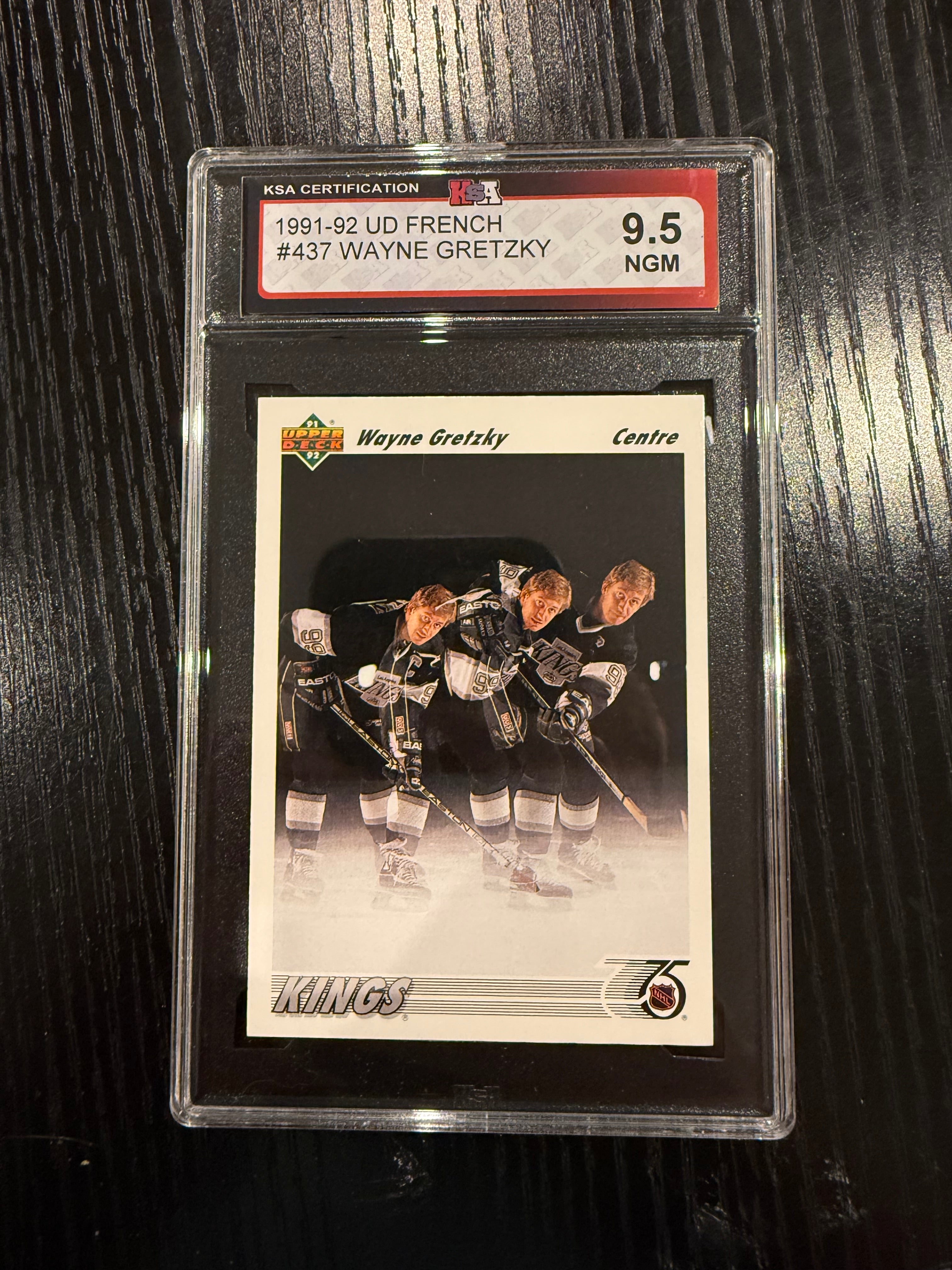 1991-92 UD French Wayne Gretzky KSA 9.5