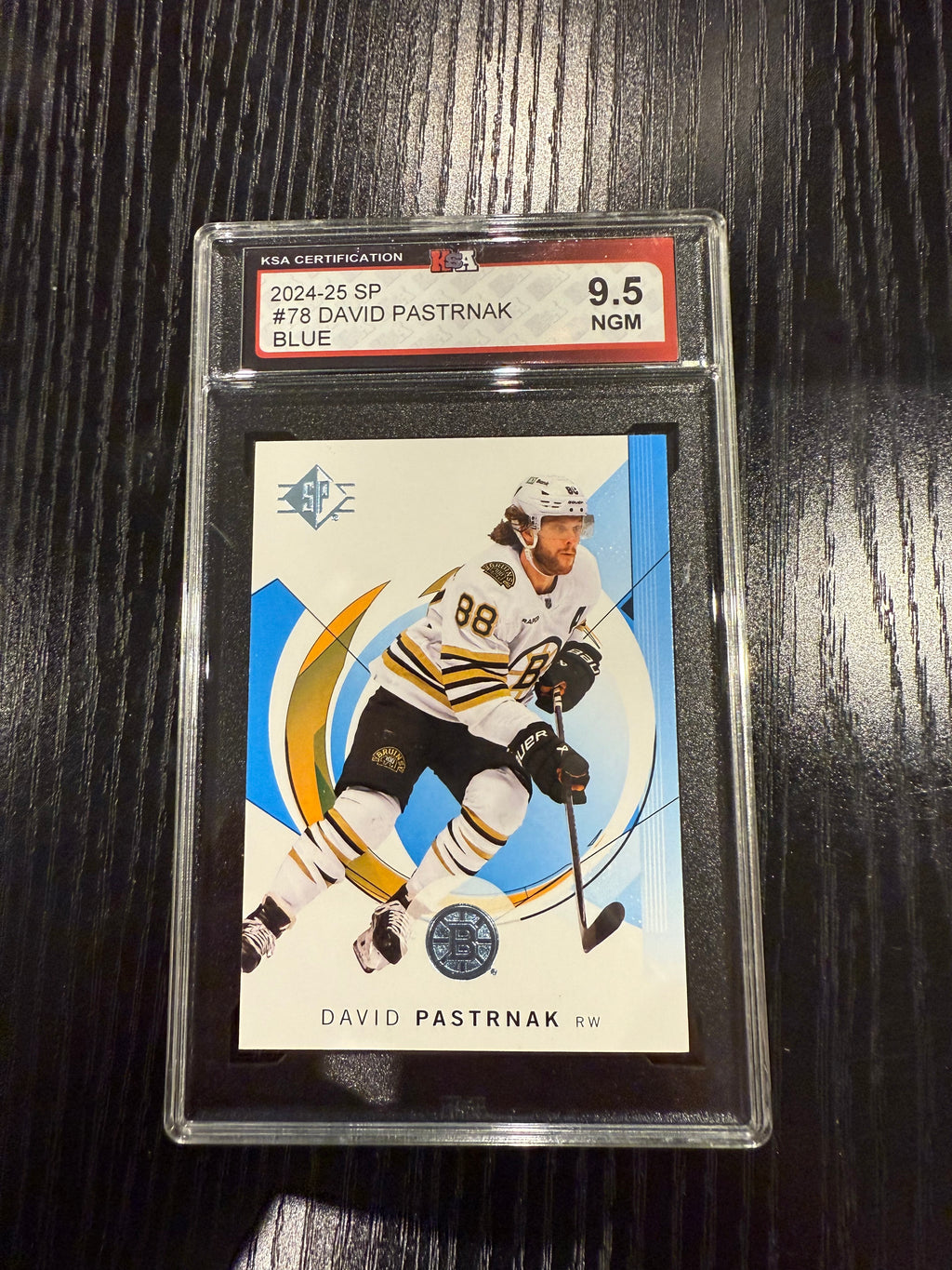2024-25 SP Blue David Pastrnak KSA 9.5