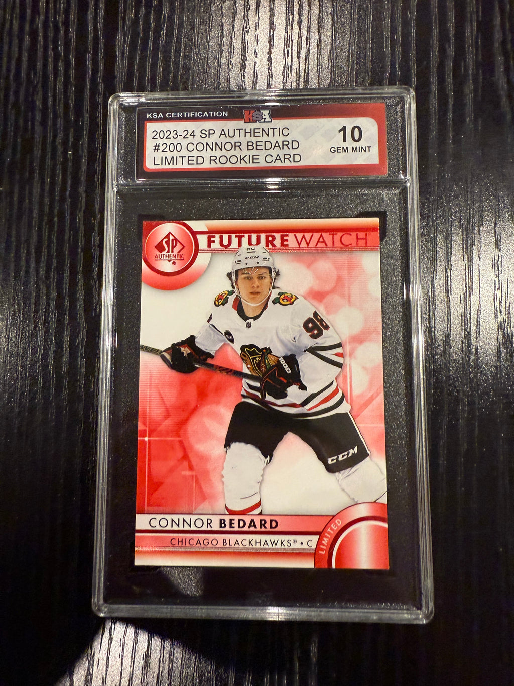 2023-24 SPA Limited Connor Bedard Rookie KSA 10