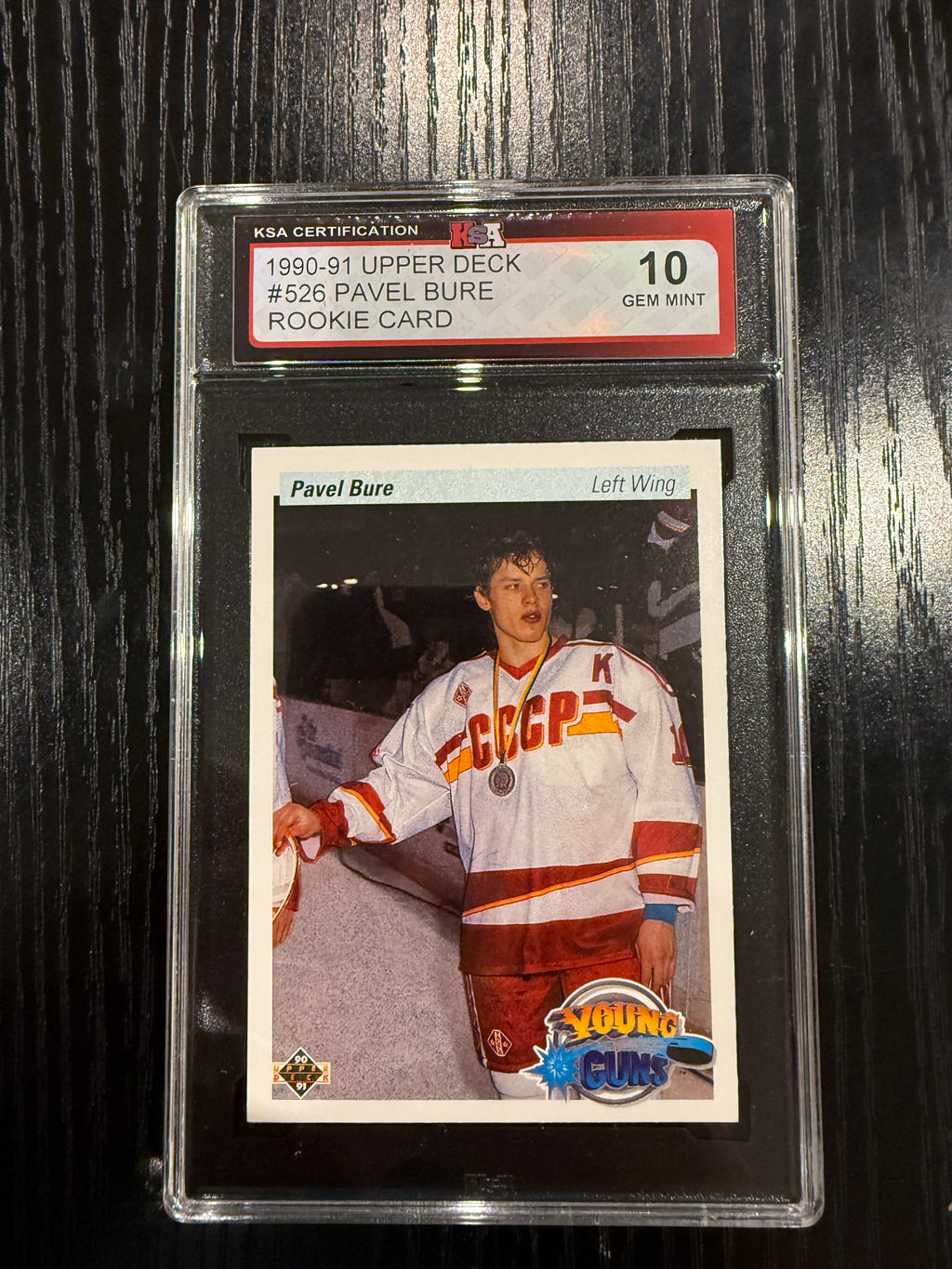 1990-90 UD Young Guns RC Pavel Bure KSA 10