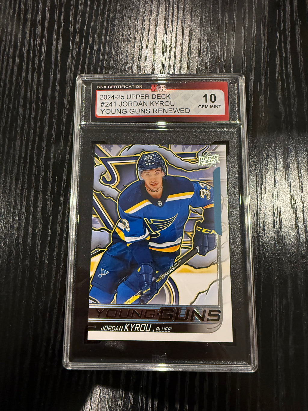 2024-25 Upper Deck Renewed Jordan Kyrou KSA 10