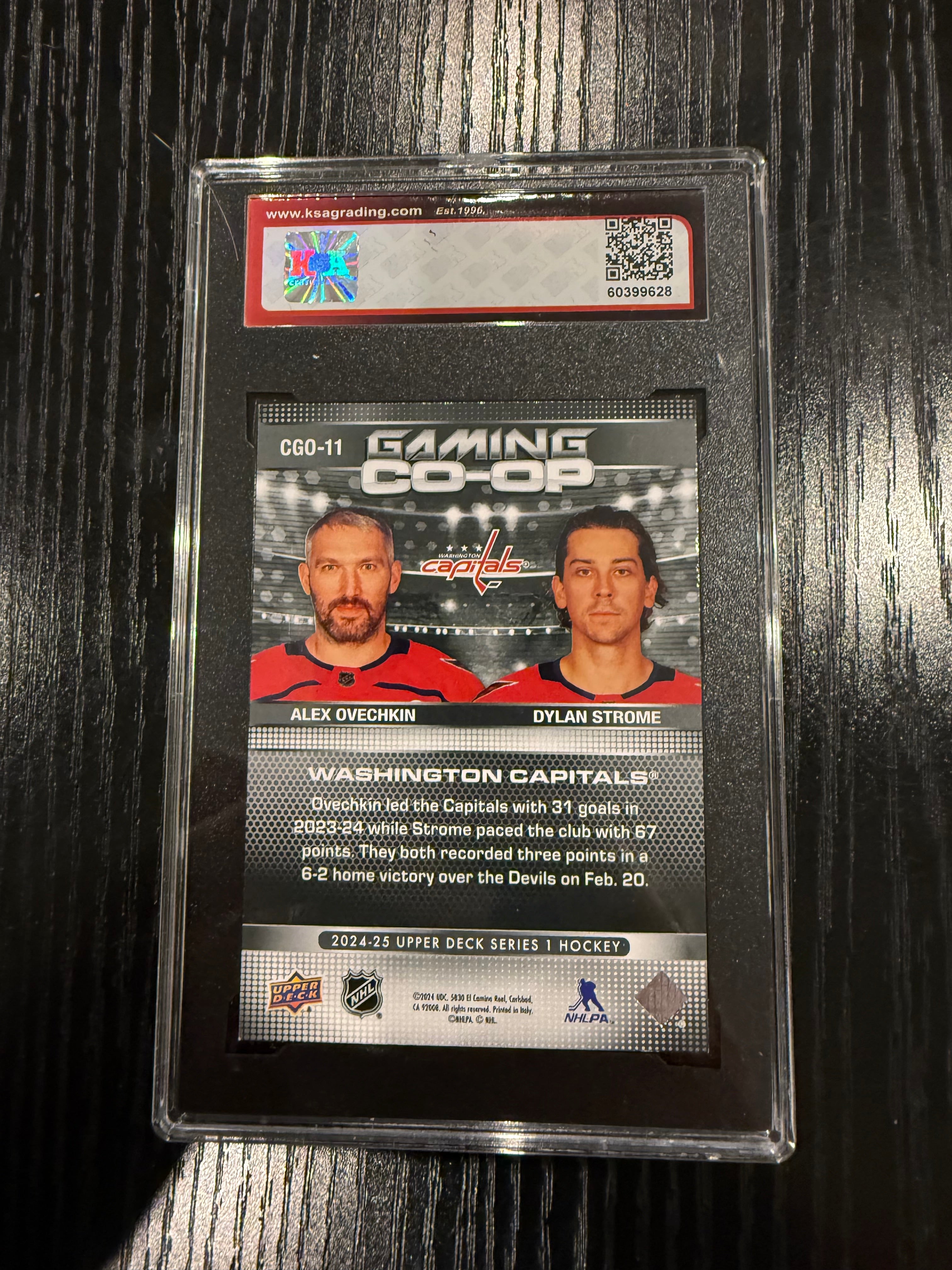2024-25 Gaming CO-OP Ovechkin / Strome Speckled KSA 9.5