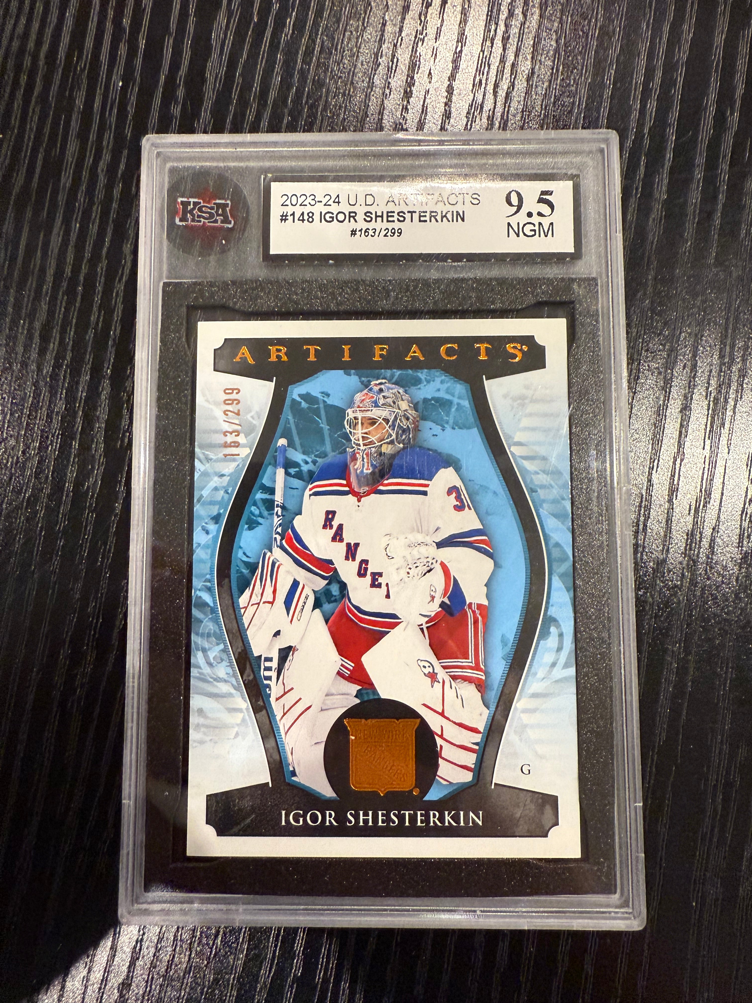 2023-24 UD Artifacts Bronze #163/299 Igor Sherterkin KSA 9.5