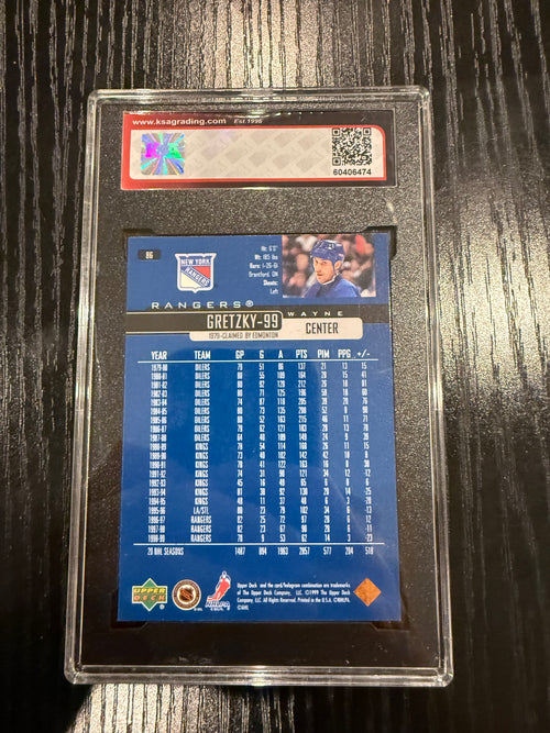 1999-00 Upper Deck Wayne Gretzky KSA 9.5