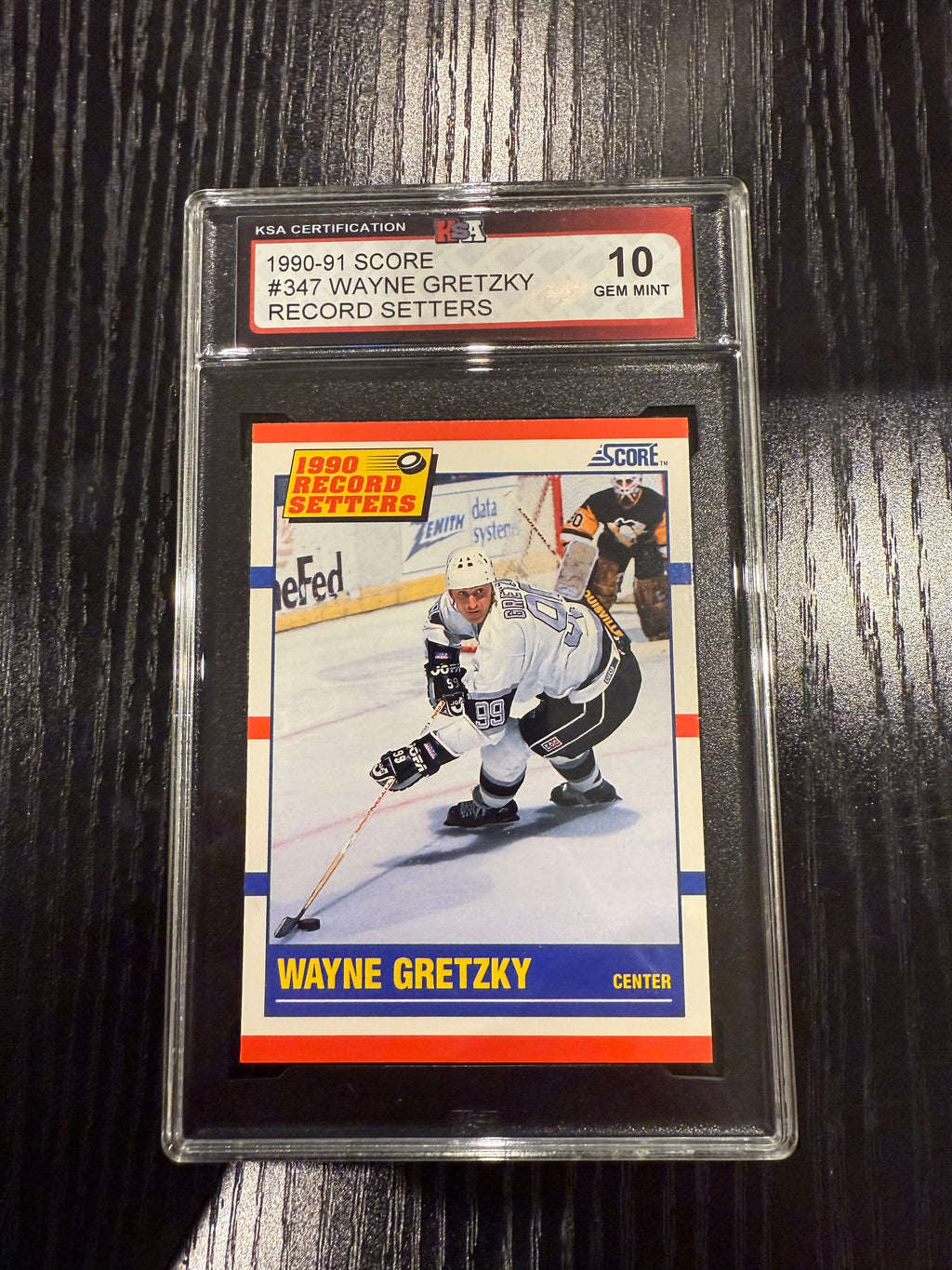1990-91 Score Wayne Gretzky KSA 10