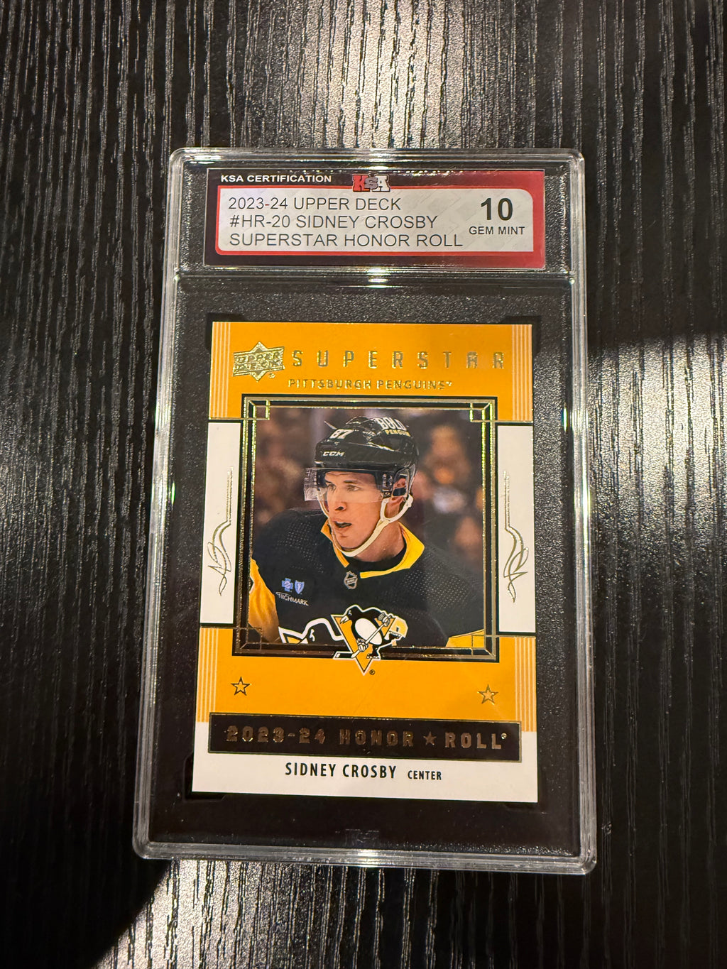 2023-24 UD Honor Roll Sidney Crosby KSA 10