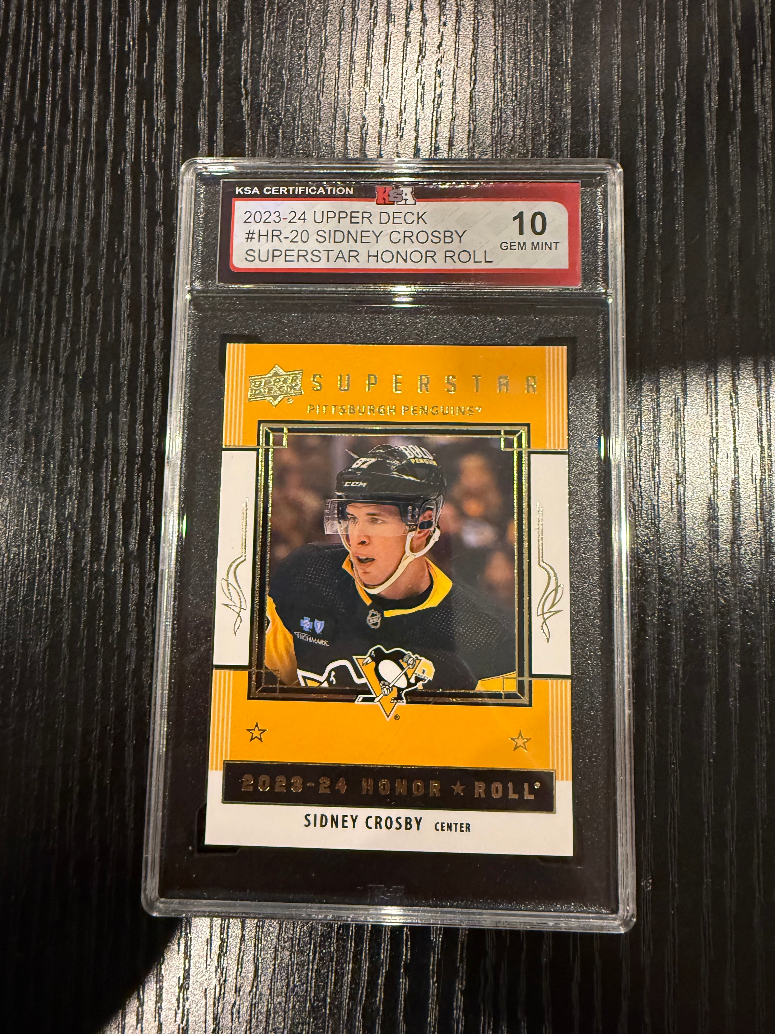 2023-24 UD Honor Roll Sidney Crosby KSA 10