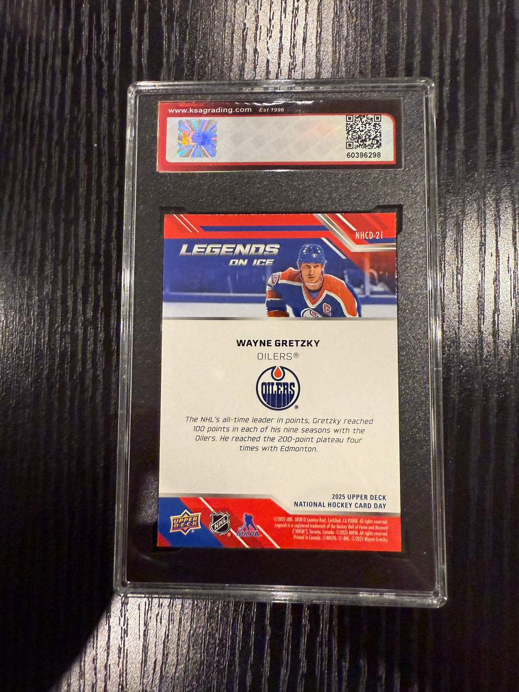 2024-25 UD NHCD Wayne Gretzky KSA 10