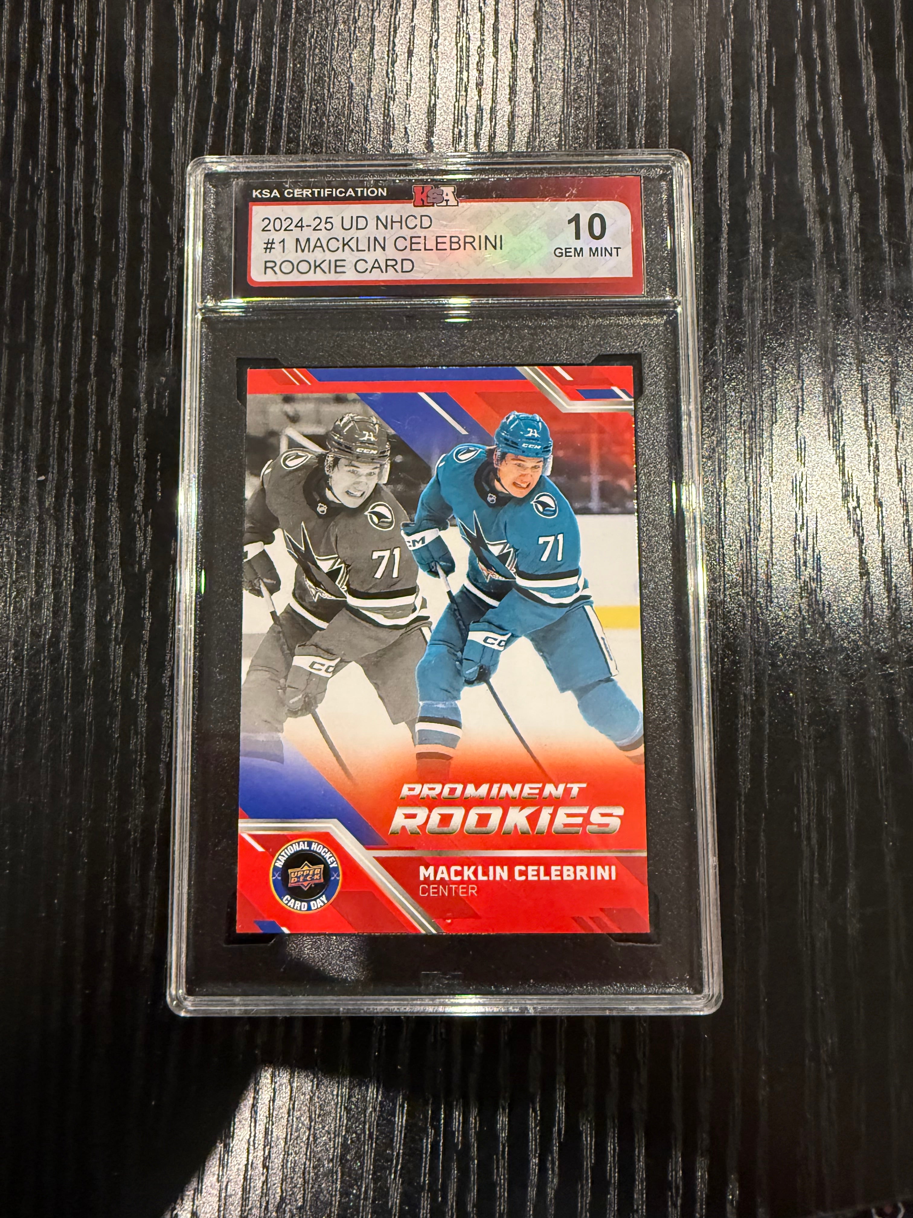 2024-25 UD NHCD Macklin Celebrini Rookie