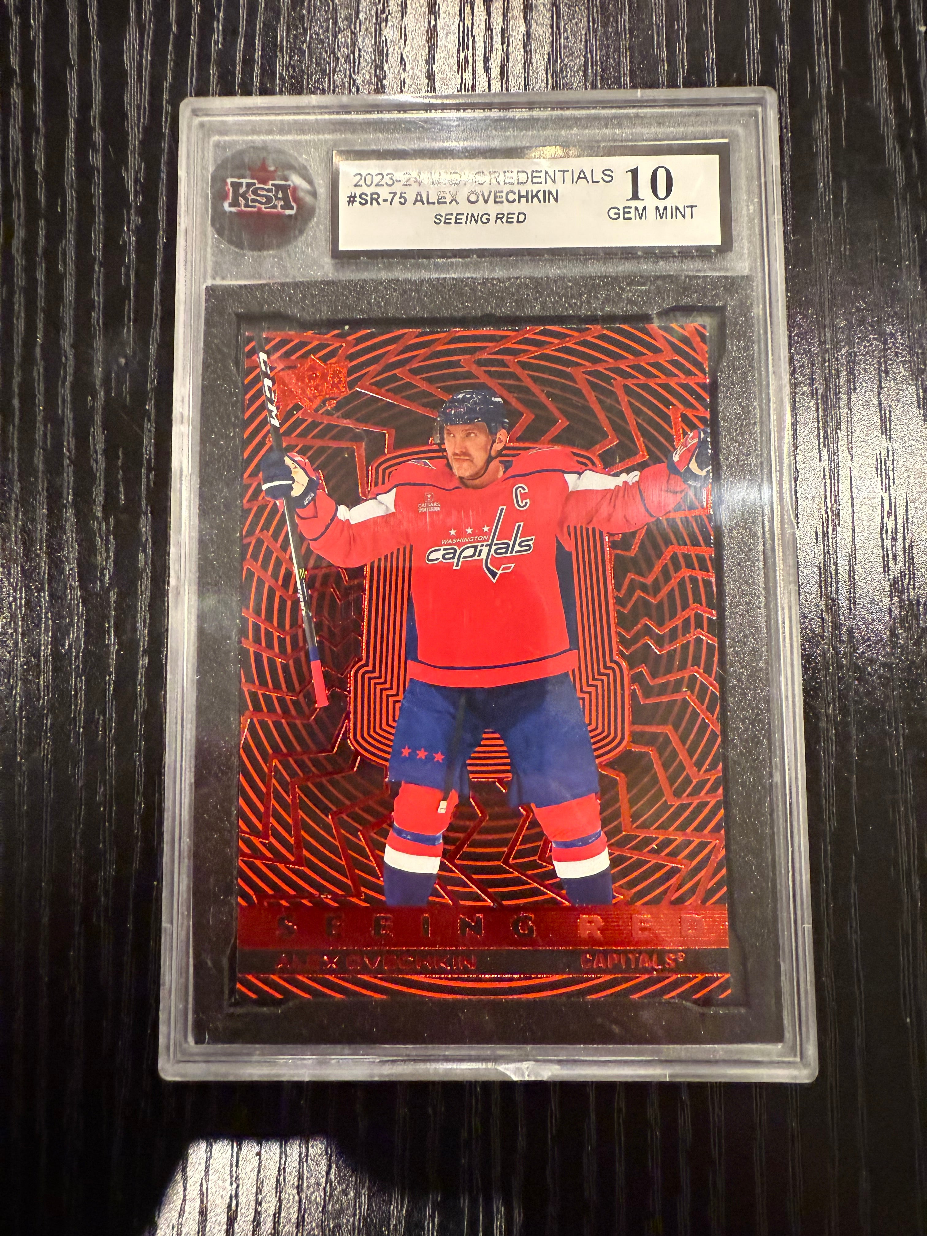 2023-24 Upper Deck Seeing Red Alex Ovechkin KSA 10