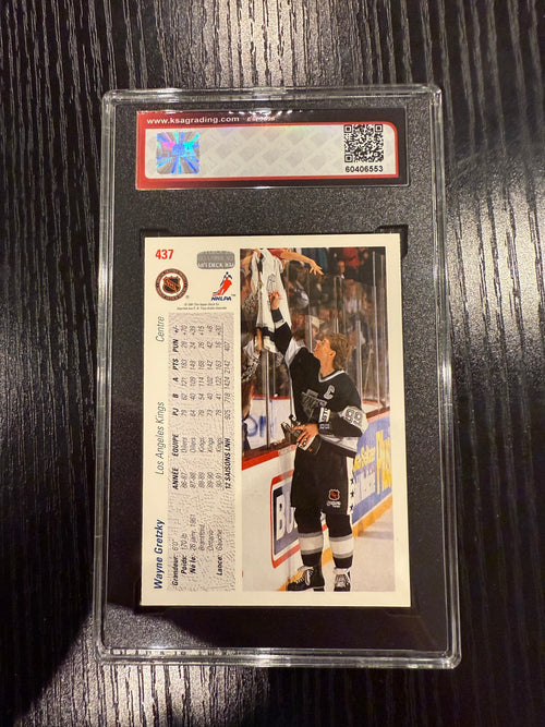 1991-92 UD French Wayne Gretzky KSA 9.5