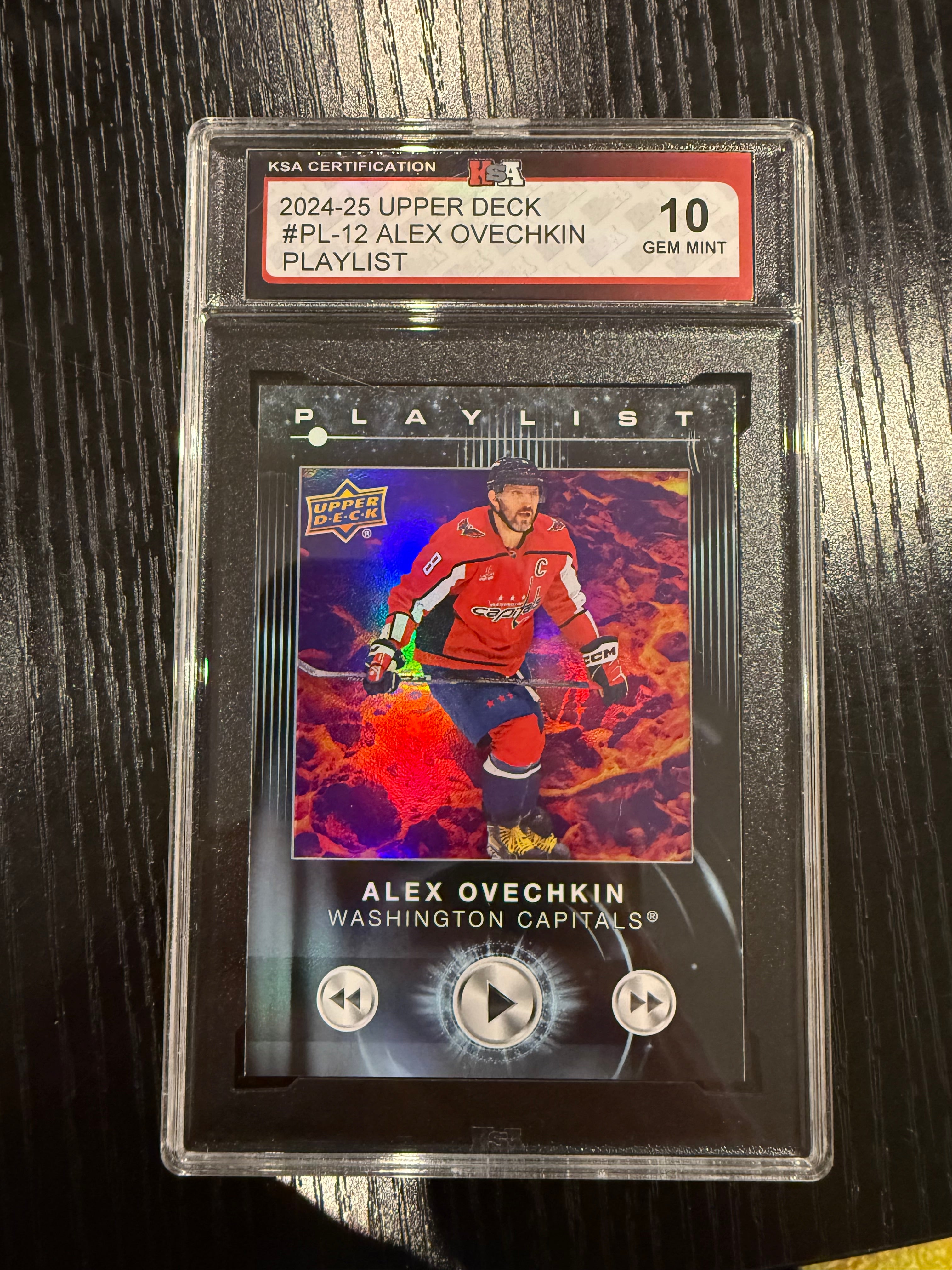 2024-25 UD Playlist Alex Ovechkin KSA 10