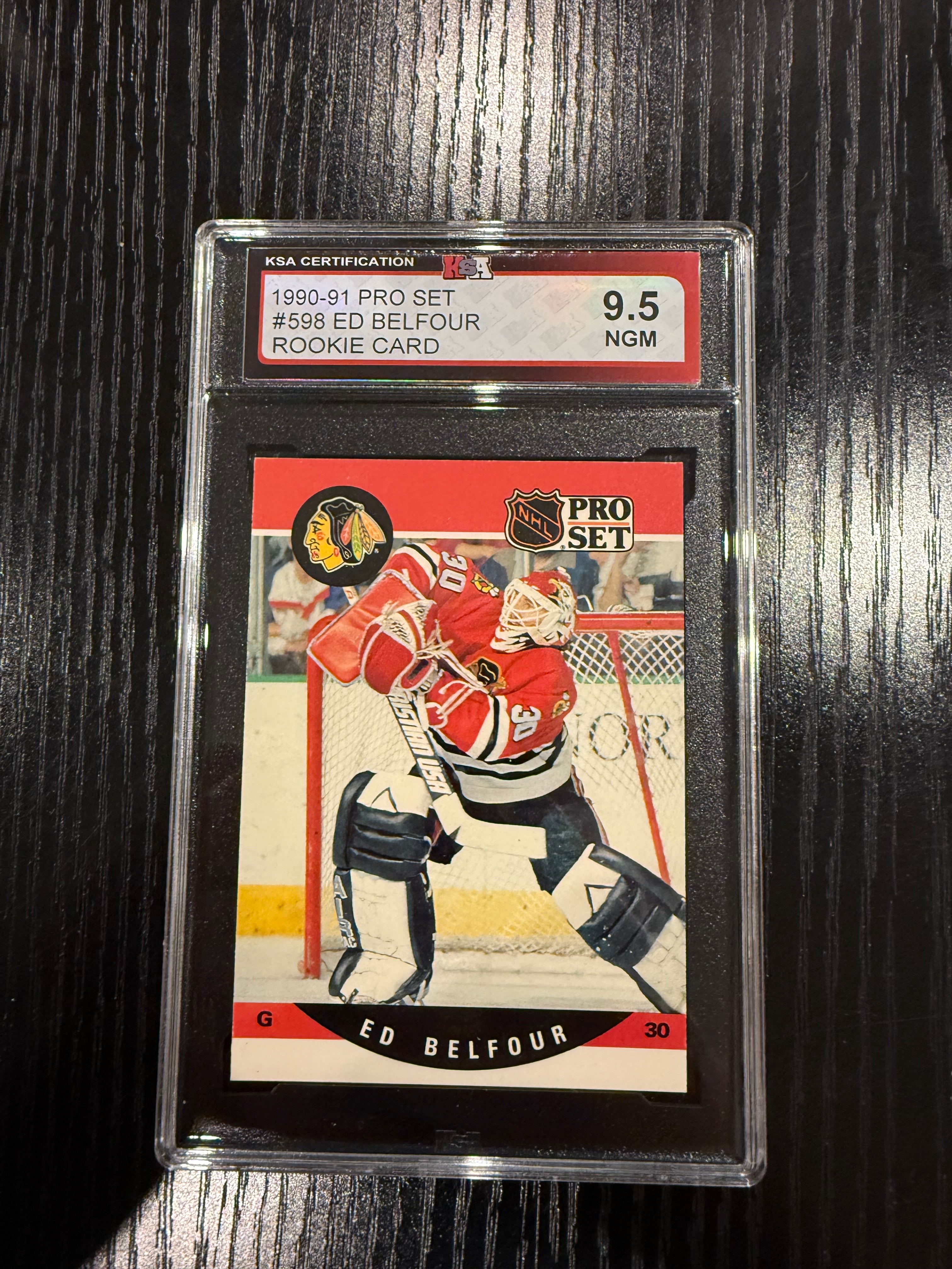 1990-91 Pro Set Ed Balfour Rookie KSA 9.5