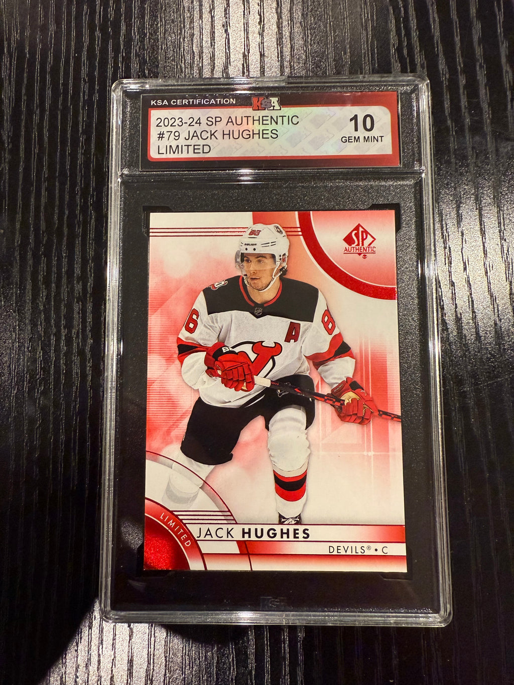 2023-24 SPA Limited Jack Hughes Rookie KSA 10