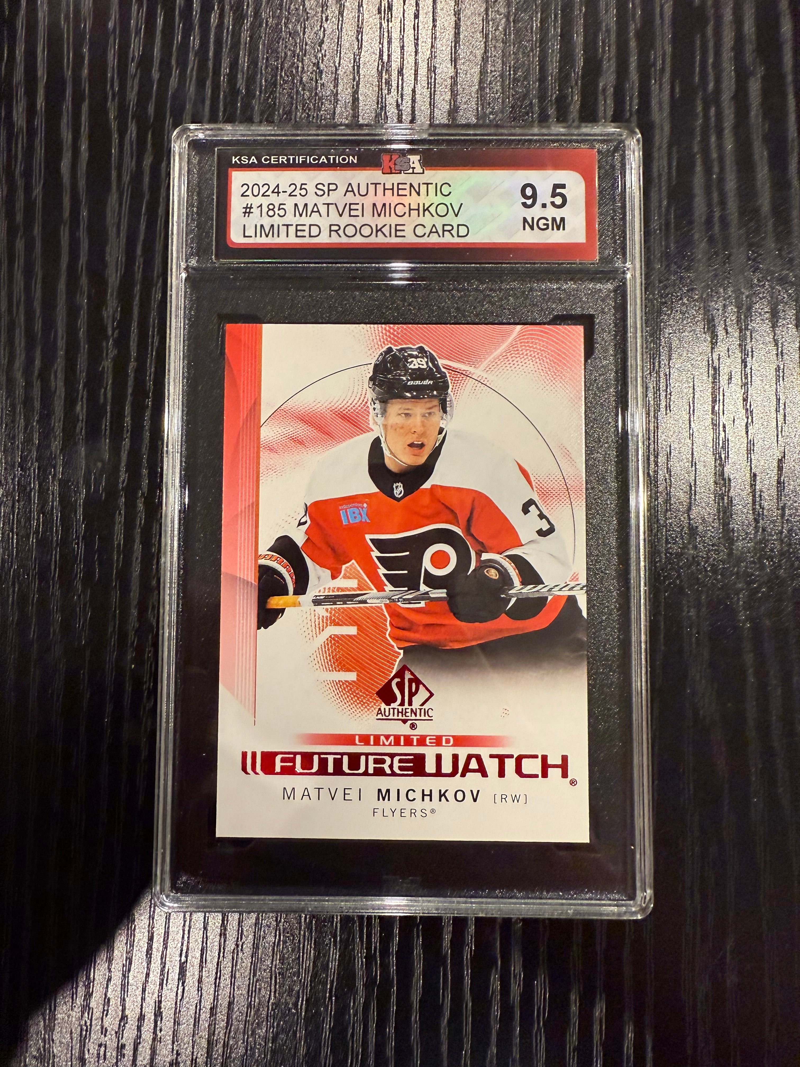 2023-24 SPA Limited Rookie Matvei Michkov KSA 9.5