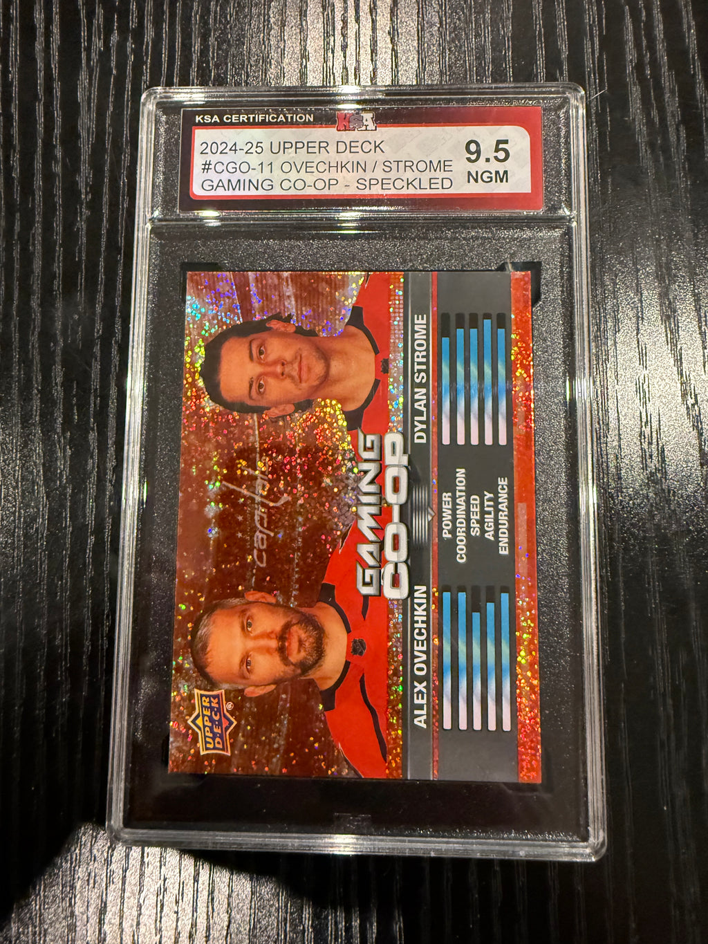 2024-25 Gaming CO-OP Ovechkin / Strome Speckled KSA 9.5