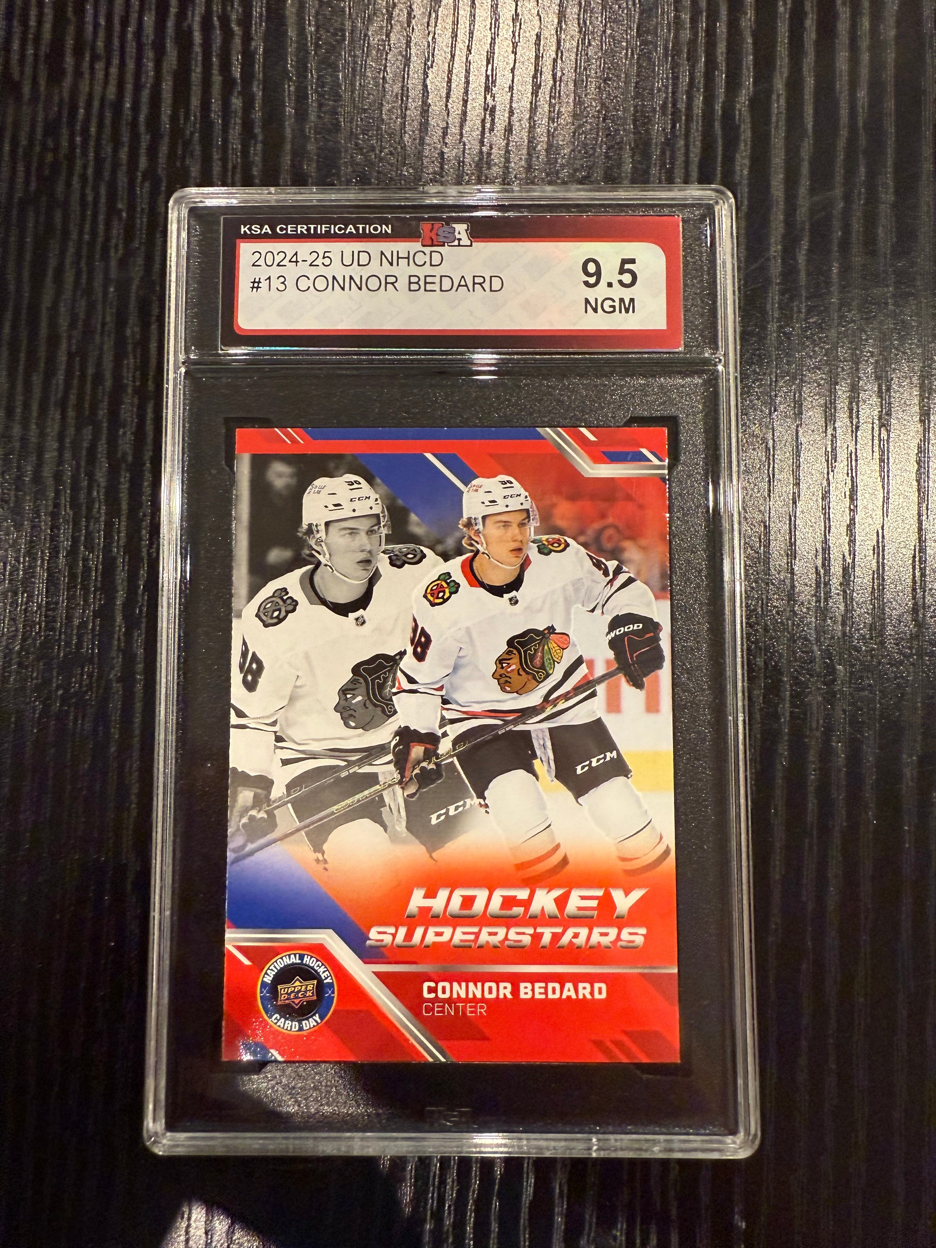 2024-25 UD NHCD Connor Bedard KSA 9.5