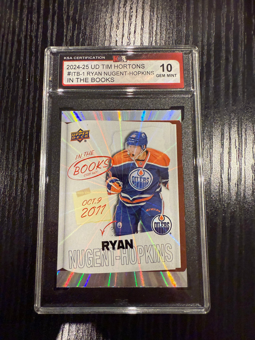 2024-25 Tim Hortons In The Books Ryan Nugent-Hopkins KSA 10