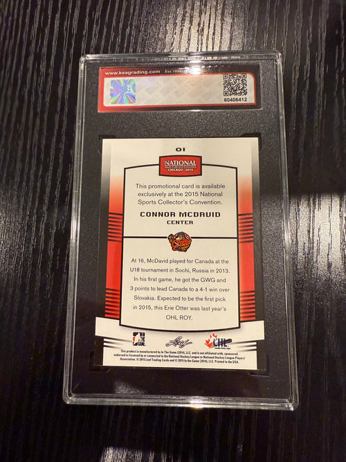 2015-16 ITG Chicago Expo Exclusive Connor McDavid Rookie KSA 10