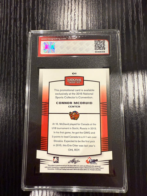 2015-16 ITG Chicago Expo Exclusive Connor McDavid Rookie KSA 10
