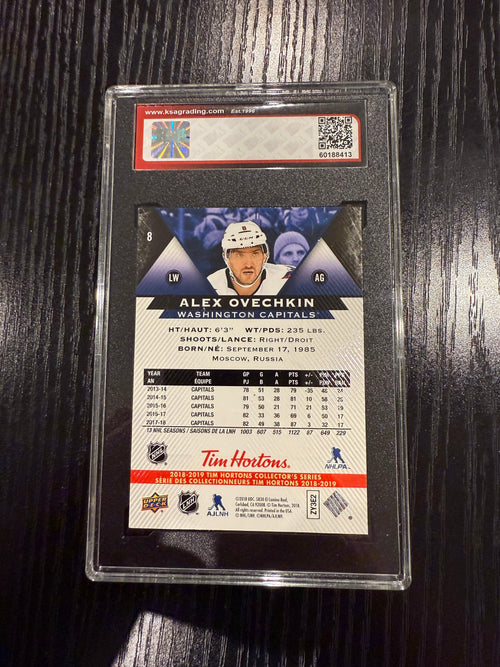 2018-19 UD Tim Hortons Alex Ovechkin KSA 10