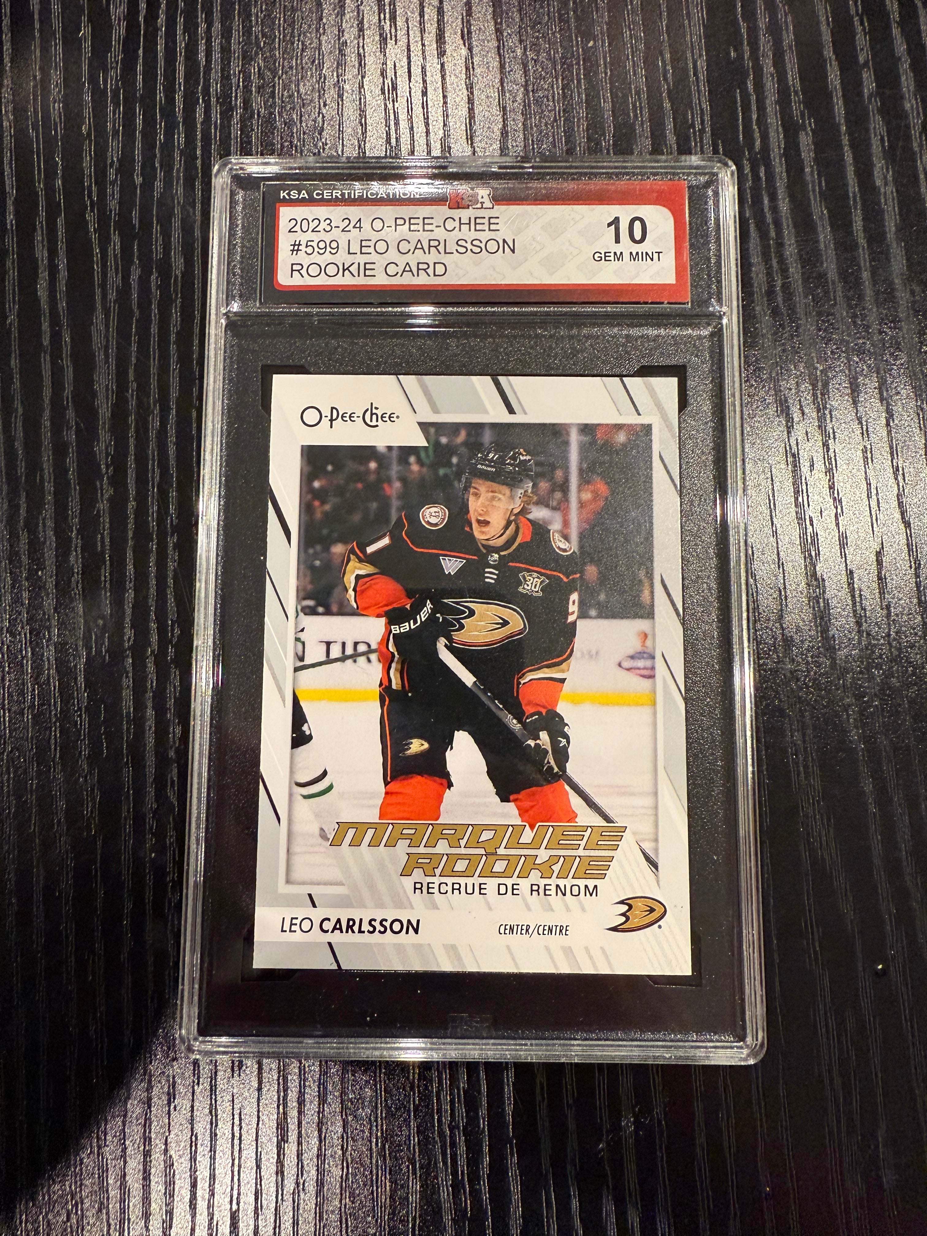 2023-24 OPC Leo Carlson Rookie KSA 10
