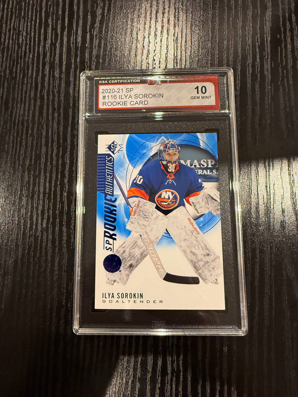 2020-21 SP Blue Rookie Ilya Sorokin KSA 10