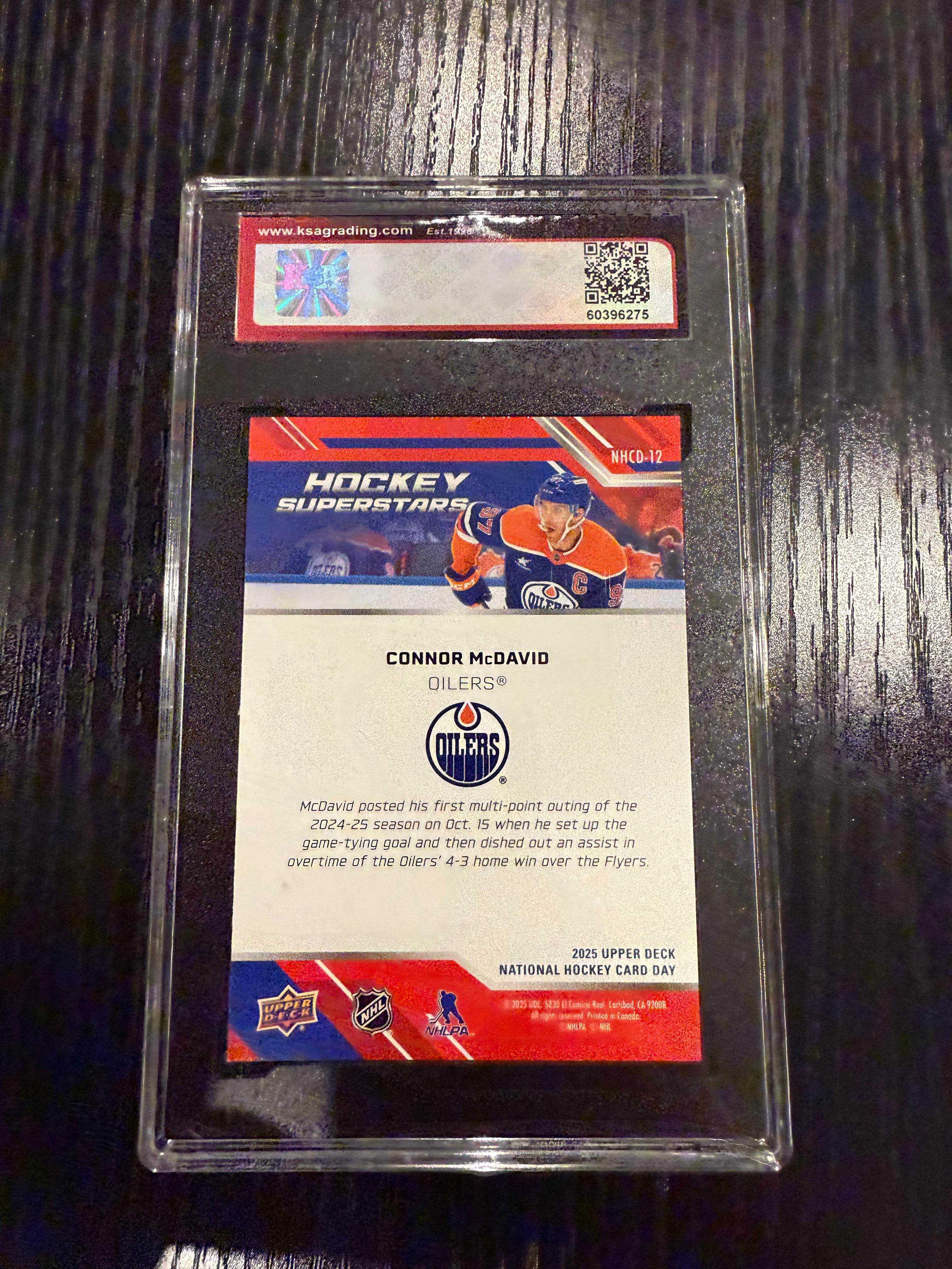 2024-25 UD NHCD Connor McDavid KSA 10