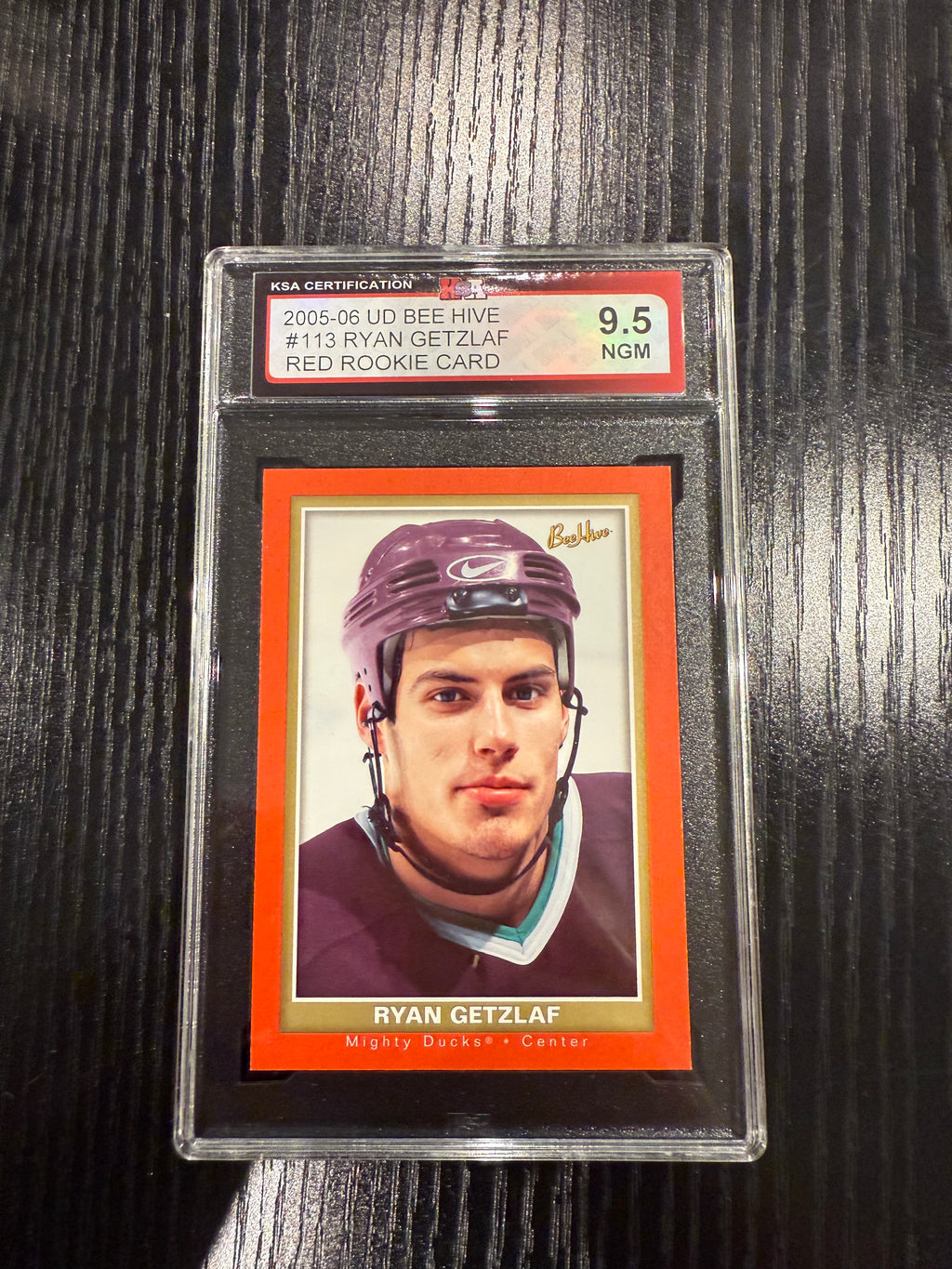 2005-06 Bee Hive Red Ryan Getzlaf Rookie KSA 9.5
