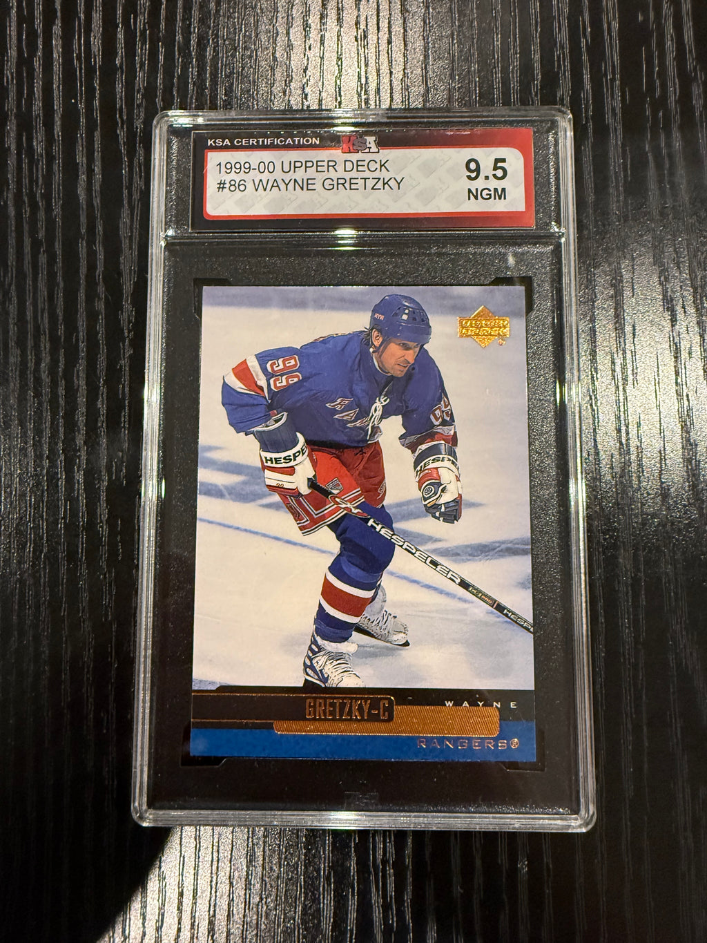1999-00 Upper Deck Wayne Gretzky KSA 9.5