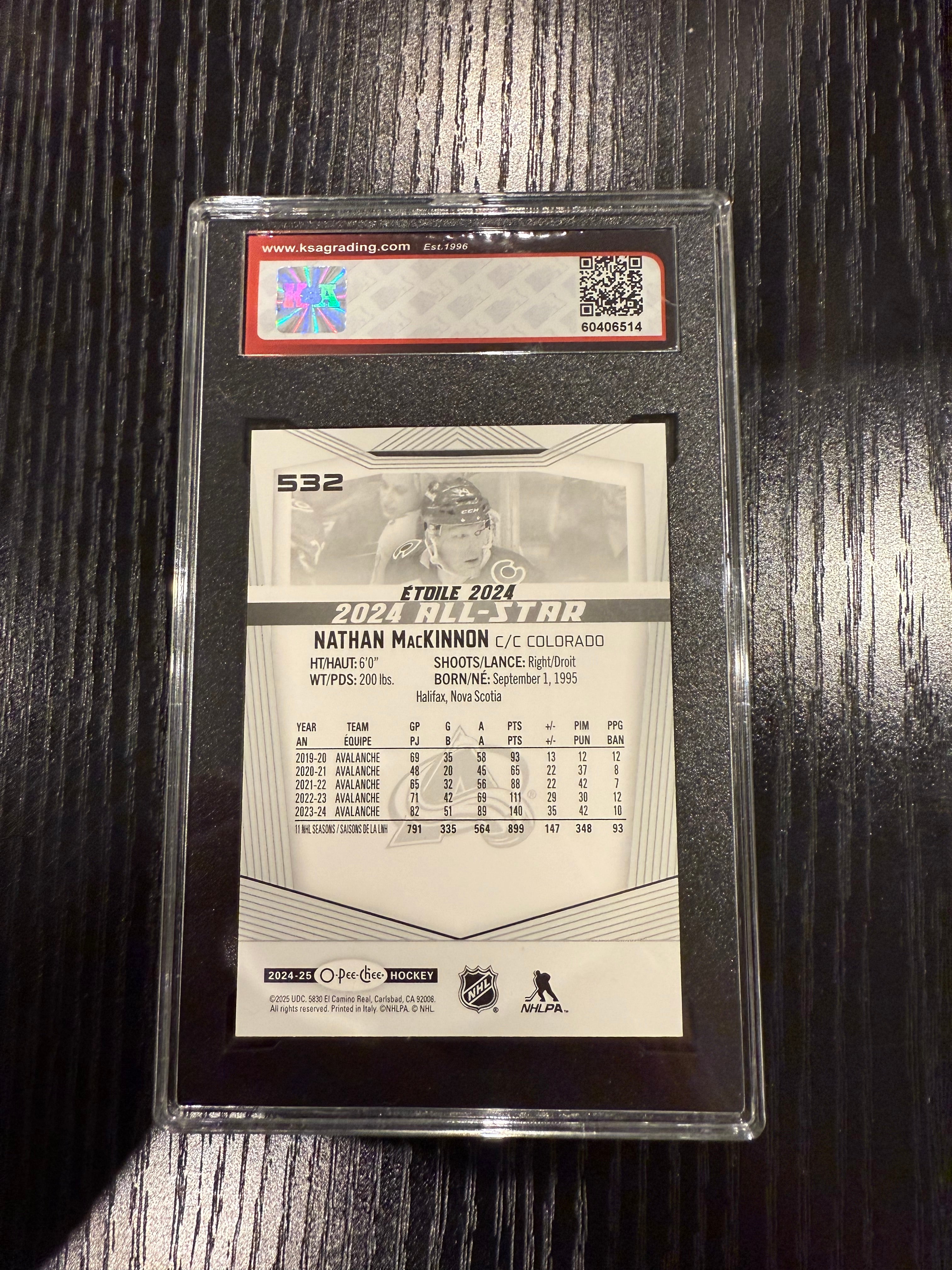 2024-25 OPC Nathan MacKinnon KSA 10