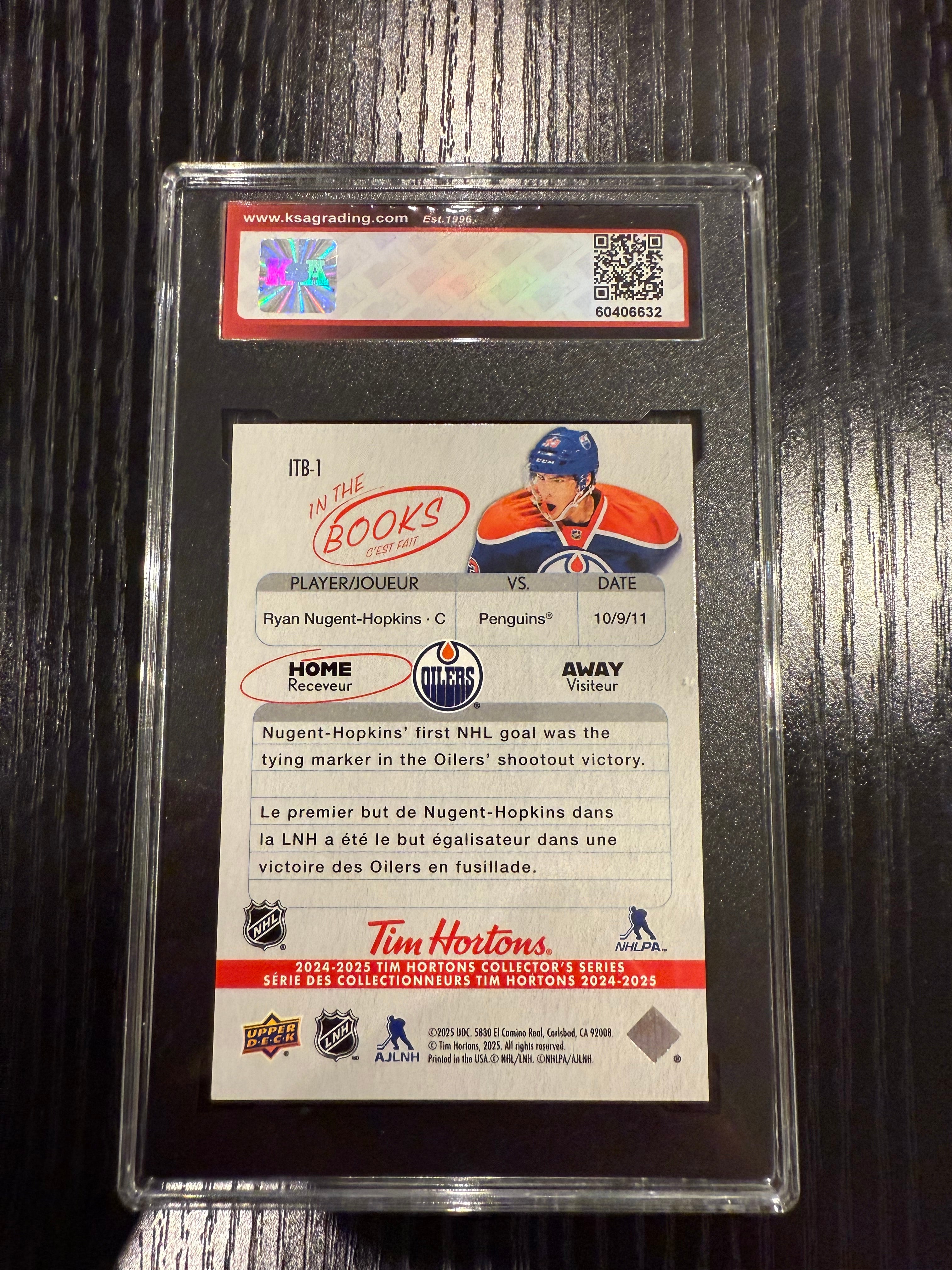 2024-25 Tim Hortons In The Books Ryan Nugent-Hopkins KSA 10