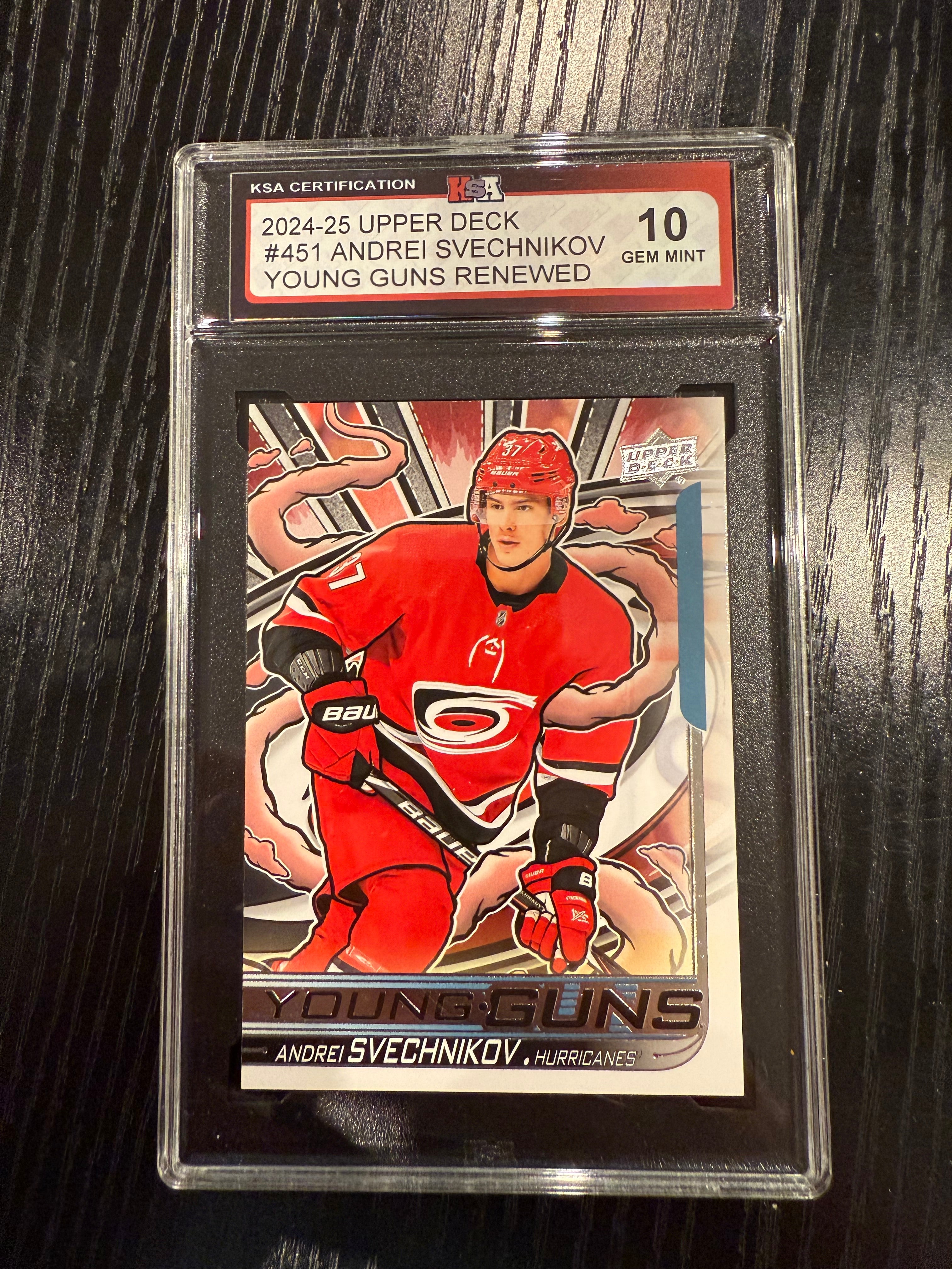 2024-25 UD Young Guns Renewed Andrew Svechnikov KSA 10