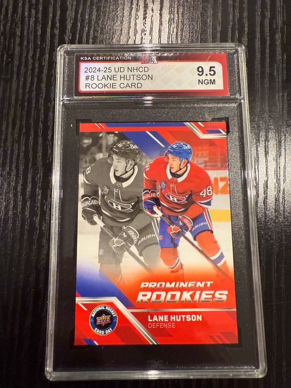 Lane Hutsson 9.5 24/25 Rookie card